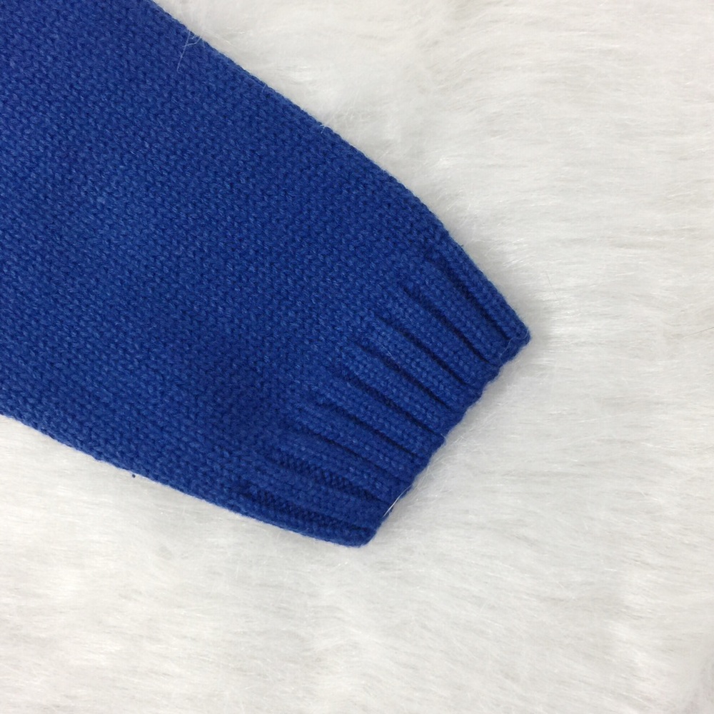 NWT Joe Fresh Baby Boys Bear Sweater Button Romper - Picture 4 of 6